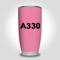 Thumbnail for A330 Flat Text Designed Tumbler Travel Mugs