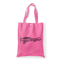 Thumbnail for Special Cessna Text Designed Tote Bags