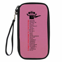 Thumbnail for Aviation Alphabet Designed Travel Cases & Wallets