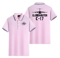 Thumbnail for GlobeMaster C-17 & Plane Designed Stylish Polo T-Shirts (Double-Side)