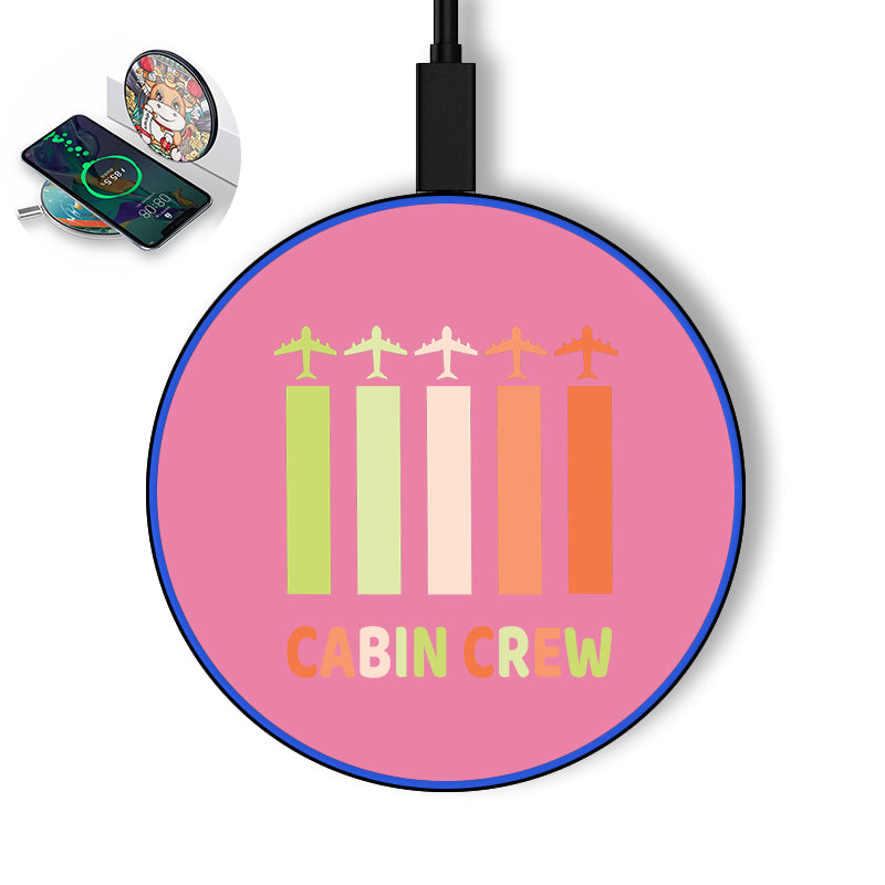 Colourful Cabin Crew Designed Wireless Chargers