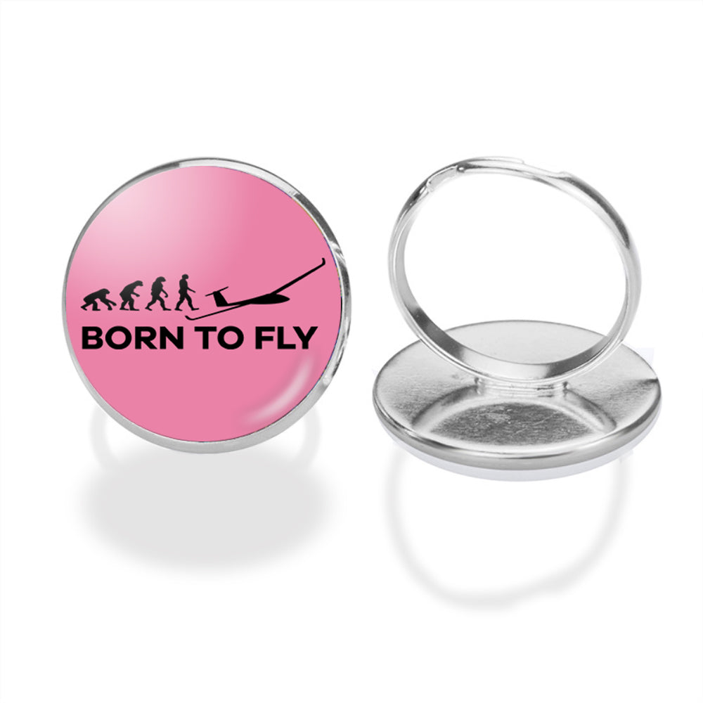 Born To Fly Glider Designed Rings