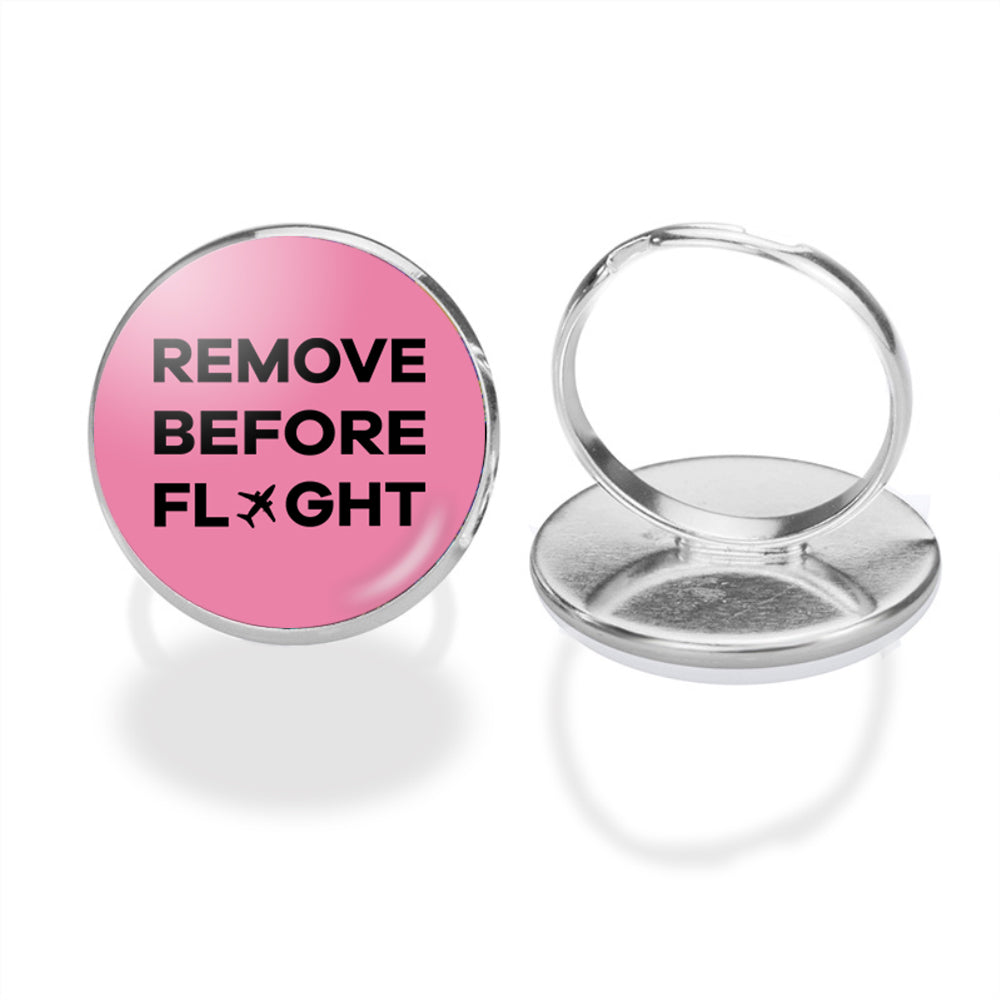 Remove Before Flight Designed Rings