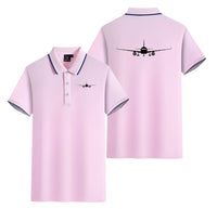 Thumbnail for Airbus A320 Silhouette Designed Stylish Polo T-Shirts (Double-Side)