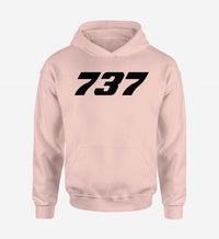 Thumbnail for 737 Flat Text Designed Hoodies