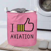 Thumbnail for I Like Aviation Designed Laundry Baskets
