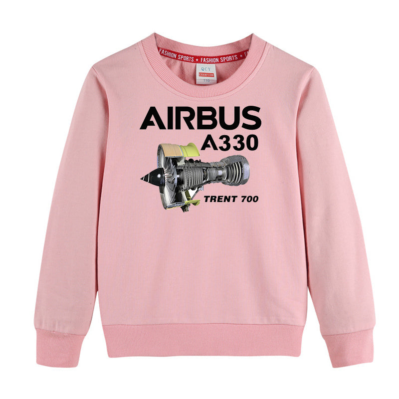 Airbus A330 & Trent 700 Engine Designed "CHILDREN" Sweatshirts
