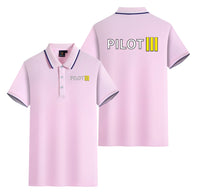 Thumbnail for Pilot & Stripes (3 Lines) Designed Stylish Polo T-Shirts (Double-Side)
