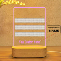 Thumbnail for Pilot Epaulettes (Silver) 3 Lines Designed Night Lamp