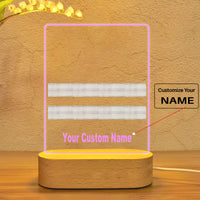 Thumbnail for Pilot Epaulettes (Silver) 2 Lines Designed Night Lamp