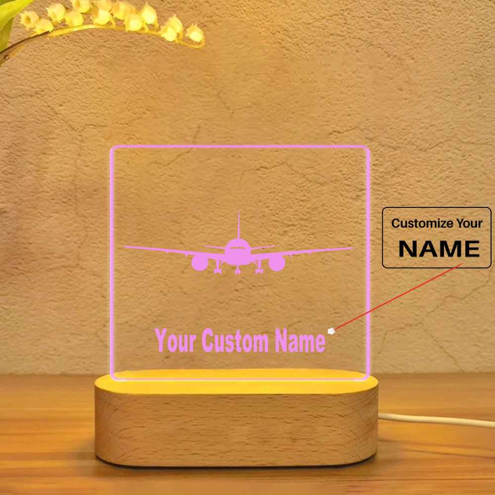 Boeing 777 Silhouette Designed Night Lamp