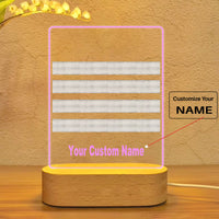 Thumbnail for Pilot Epaulettes (Silver) 4 Lines Designed Night Lamp
