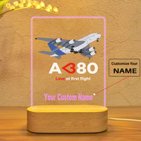 Thumbnail for Airbus A380 Love at first flight Designed Night Lamp