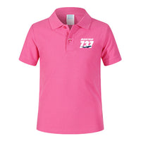 Thumbnail for Super Boeing 737+Text Designed Children Polo T-Shirts
