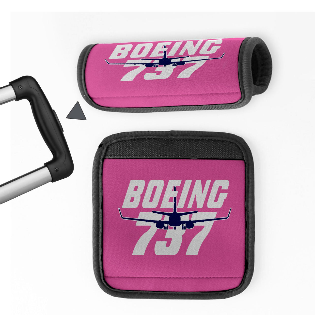 Amazing Boeing 737 Designed Neoprene Luggage Handle Covers