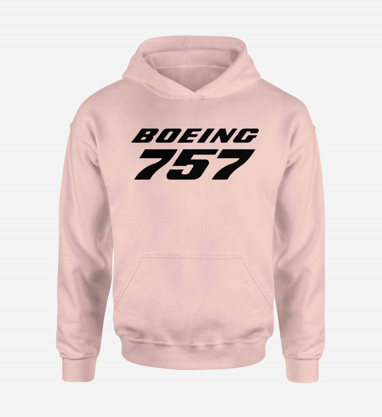 Boeing 757 & Text Designed Hoodies