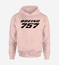 Thumbnail for Boeing 757 & Text Designed Hoodies