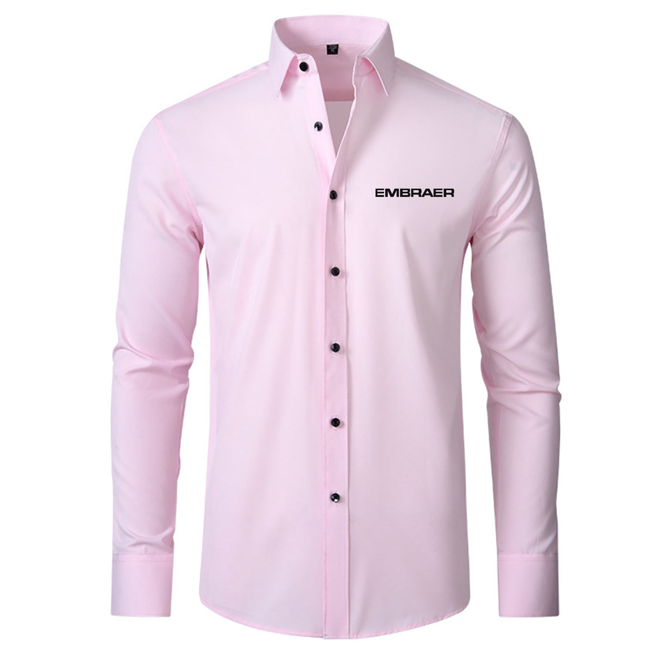 Embraer & Text Designed Long Sleeve Shirts