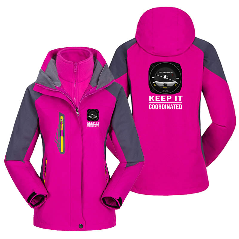Keep It Coordinated Designed Thick "WOMEN" Skiing Jackets