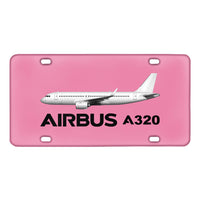 Thumbnail for The Airbus A320 Designed Metal (License) Plates