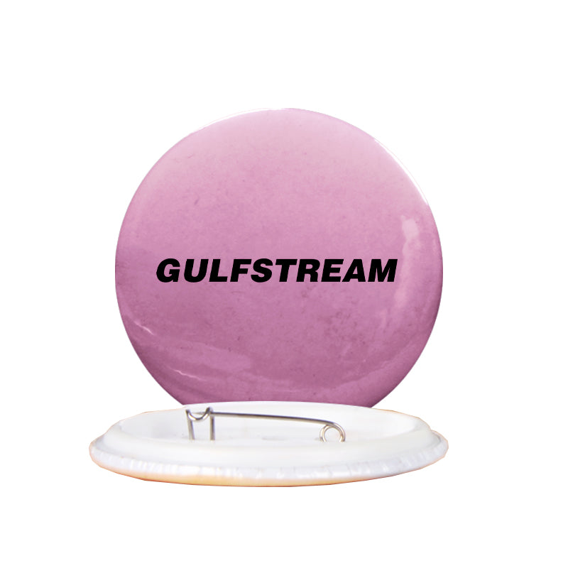 Gulfstream & Text Designed Pins