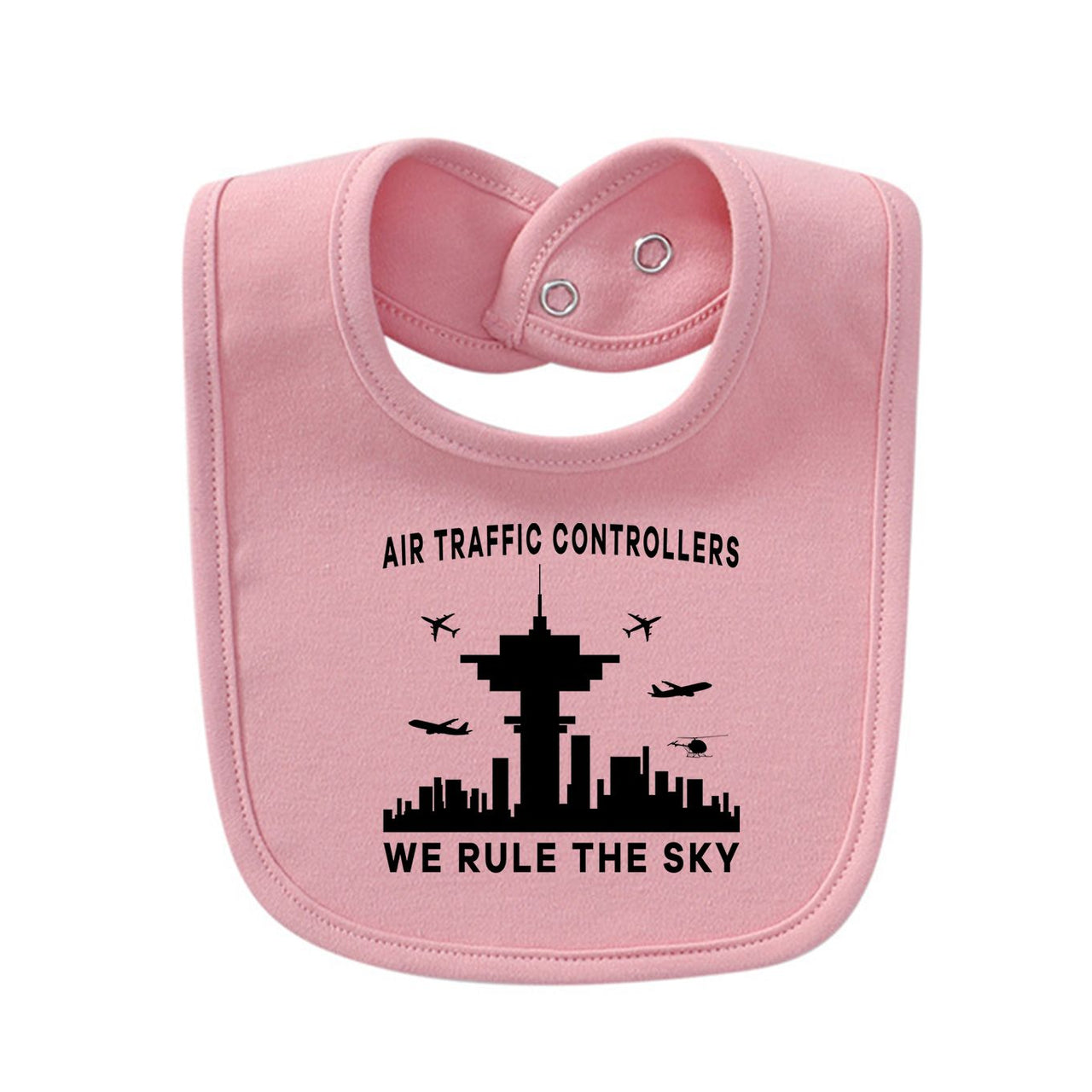 Air Traffic Controllers - We Rule The Sky Designed Baby Saliva & Feeding Towels