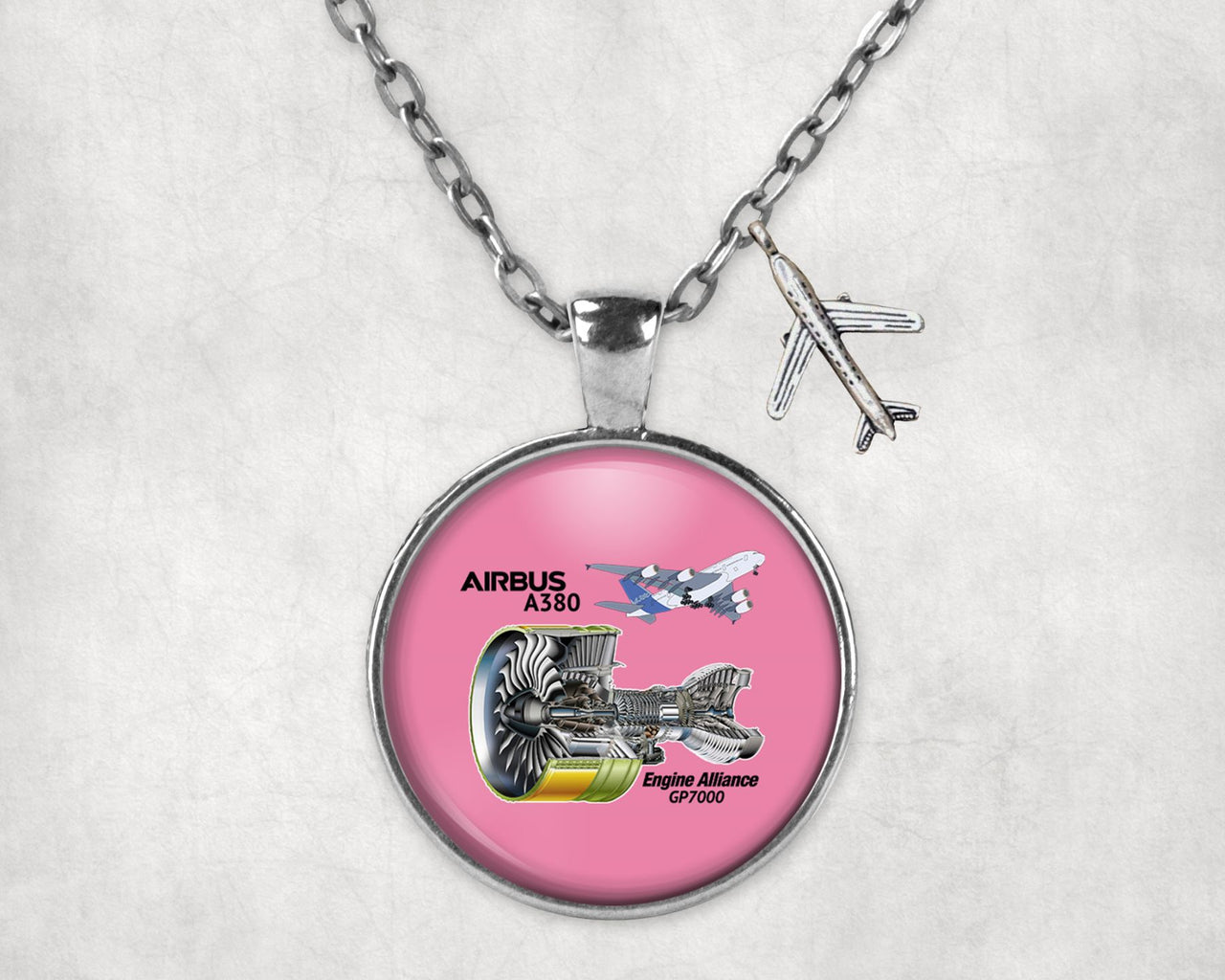Airbus A380 & GP7000 Engine Designed Necklaces