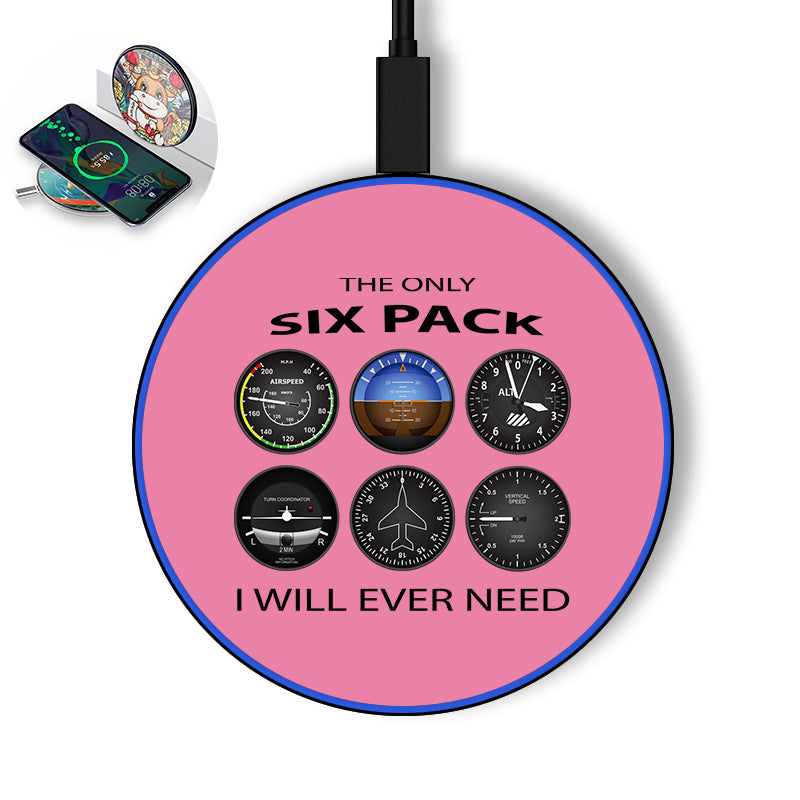 The Only Six Pack I Will Ever Need Designed Wireless Chargers
