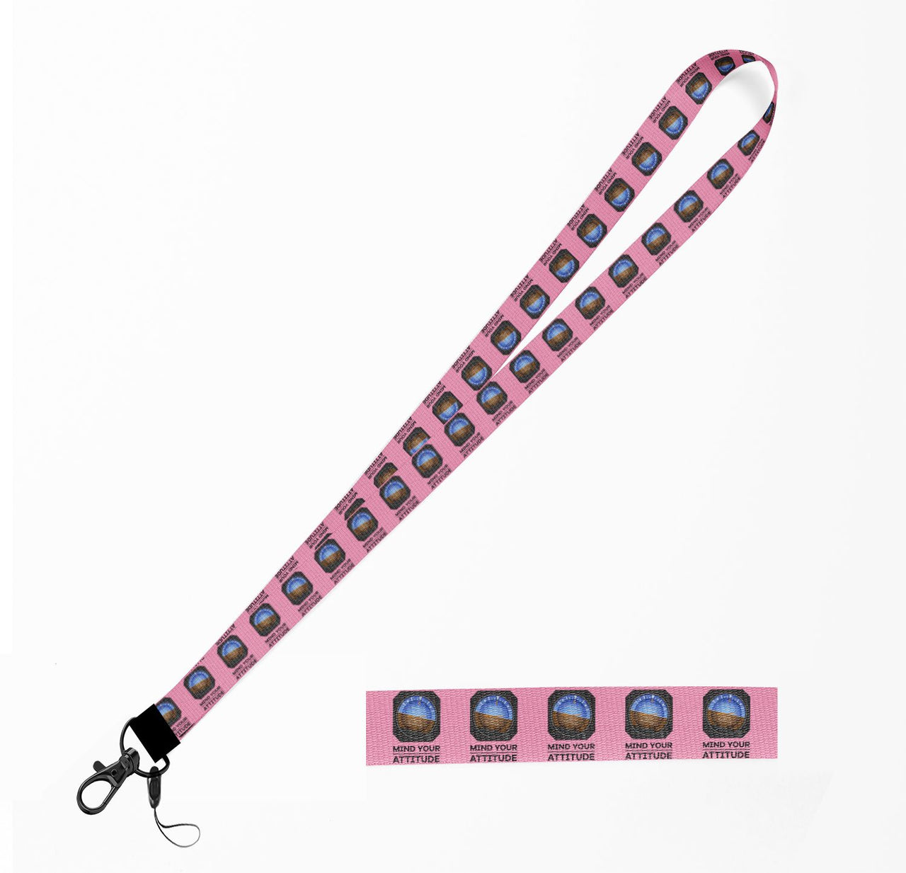 Mind Your Attitude Designed Lanyard & ID Holders