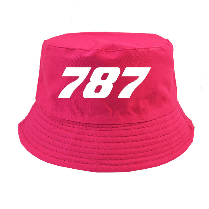 787 Flat Text Designed Summer & Stylish Hats