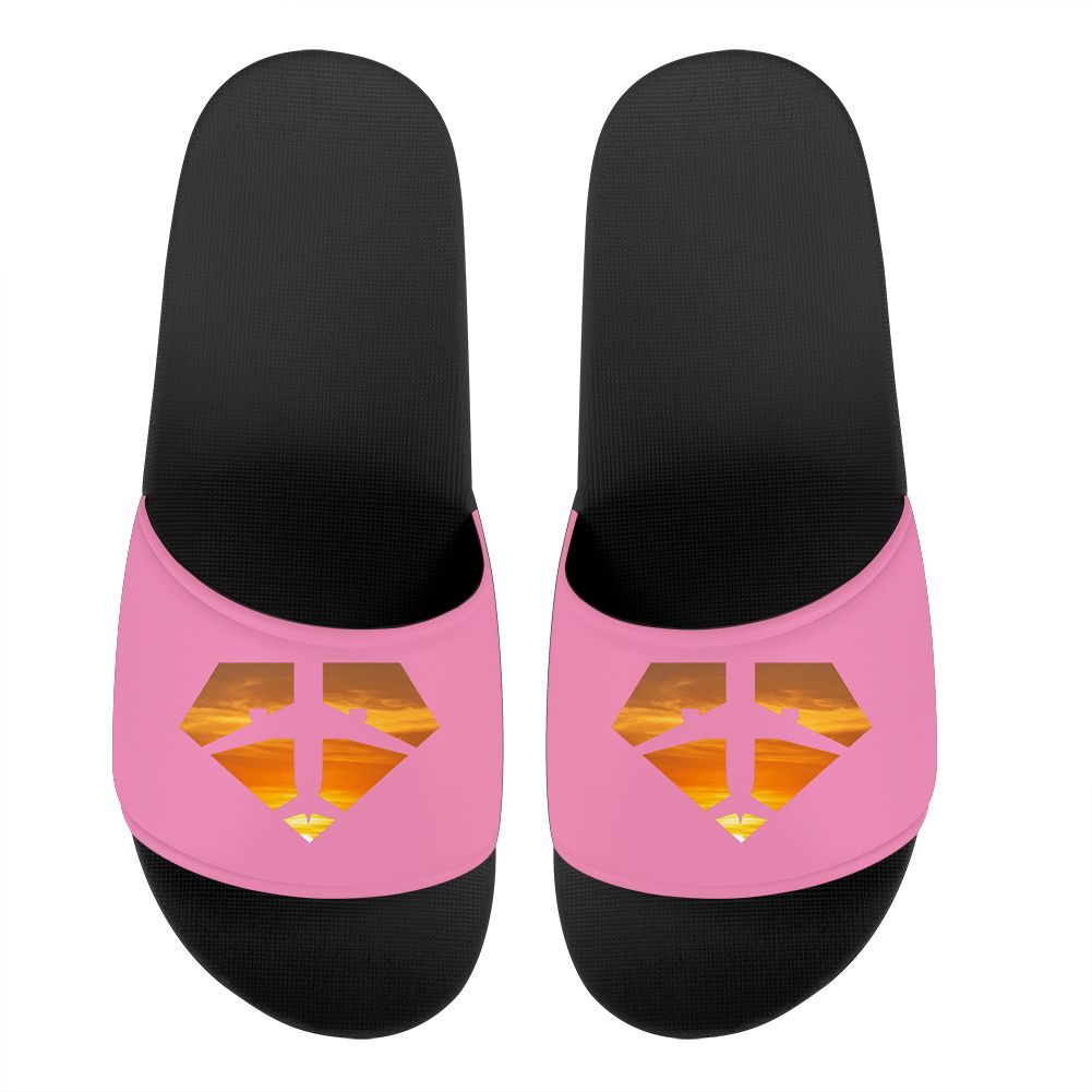 Supermen of The Skies (Sunset) Designed Sport Slippers