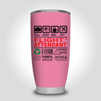 Thumbnail for Flight Attendant Label Designed Tumbler Travel Mugs