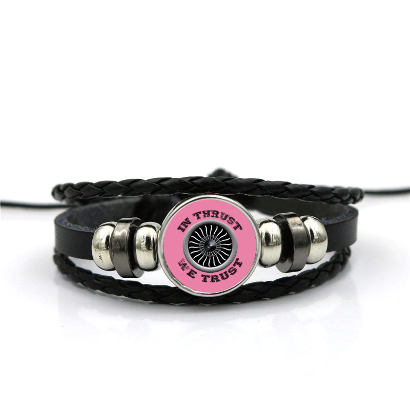 In Thrust We Trust (Vol 2) Designed Leather Bracelets