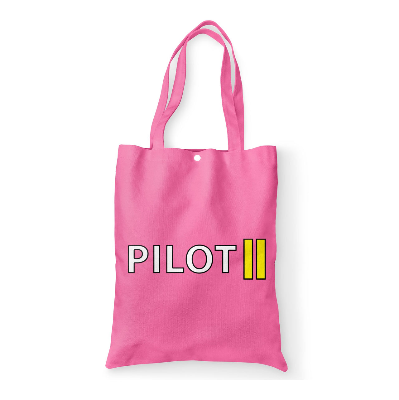 Pilot & Stripes (2 Lines) Designed Tote Bags