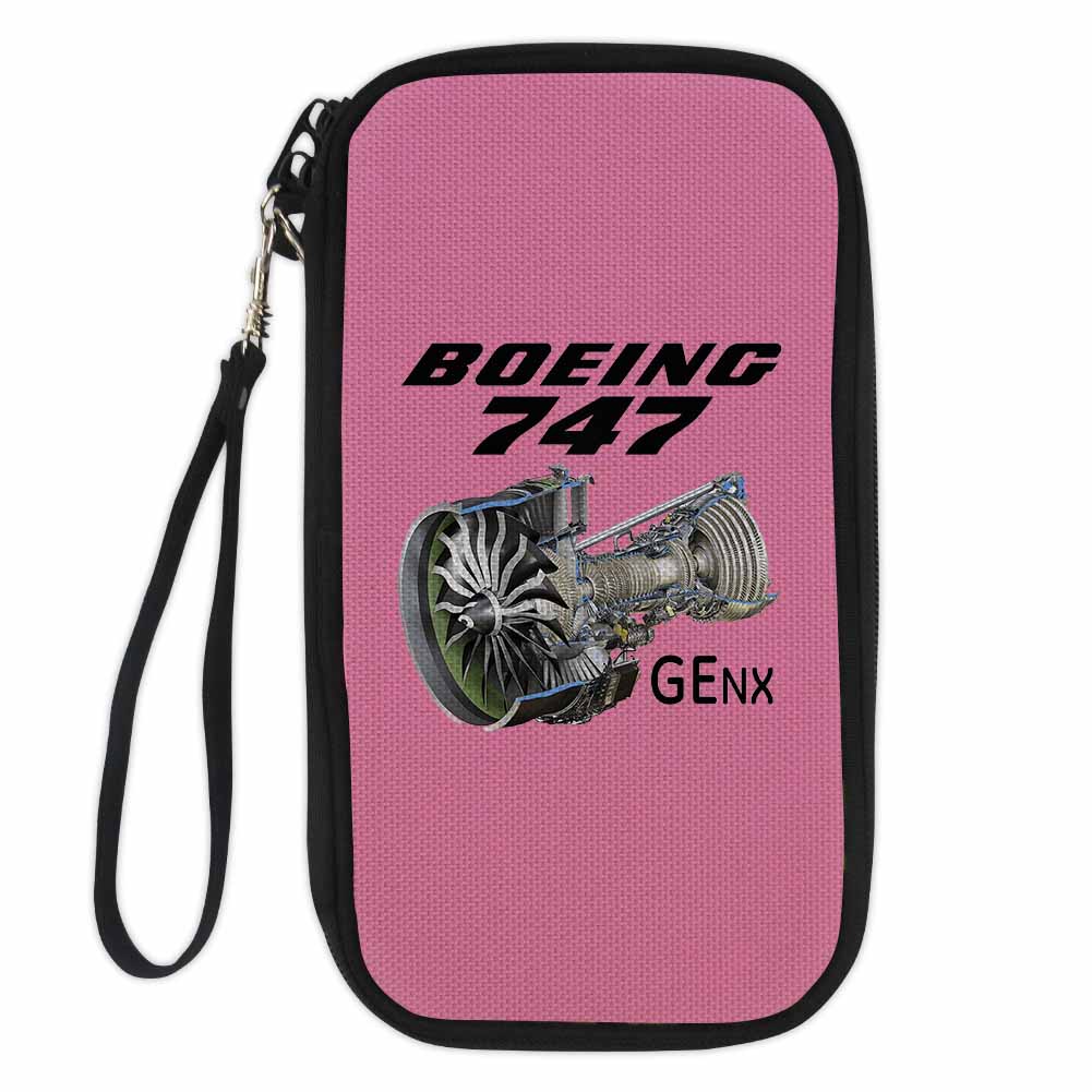 Boeing 747 & GENX Engine Designed Travel Cases & Wallets