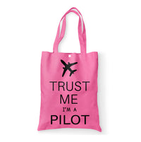 Thumbnail for Trust Me I'm a Pilot 2 Designed Tote Bags