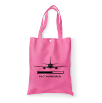 Thumbnail for Pilot In Progress Designed Tote Bags