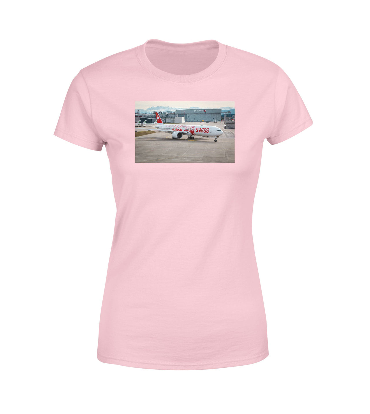 Boeing 777 Swiss Foto Designed Women T-Shirts