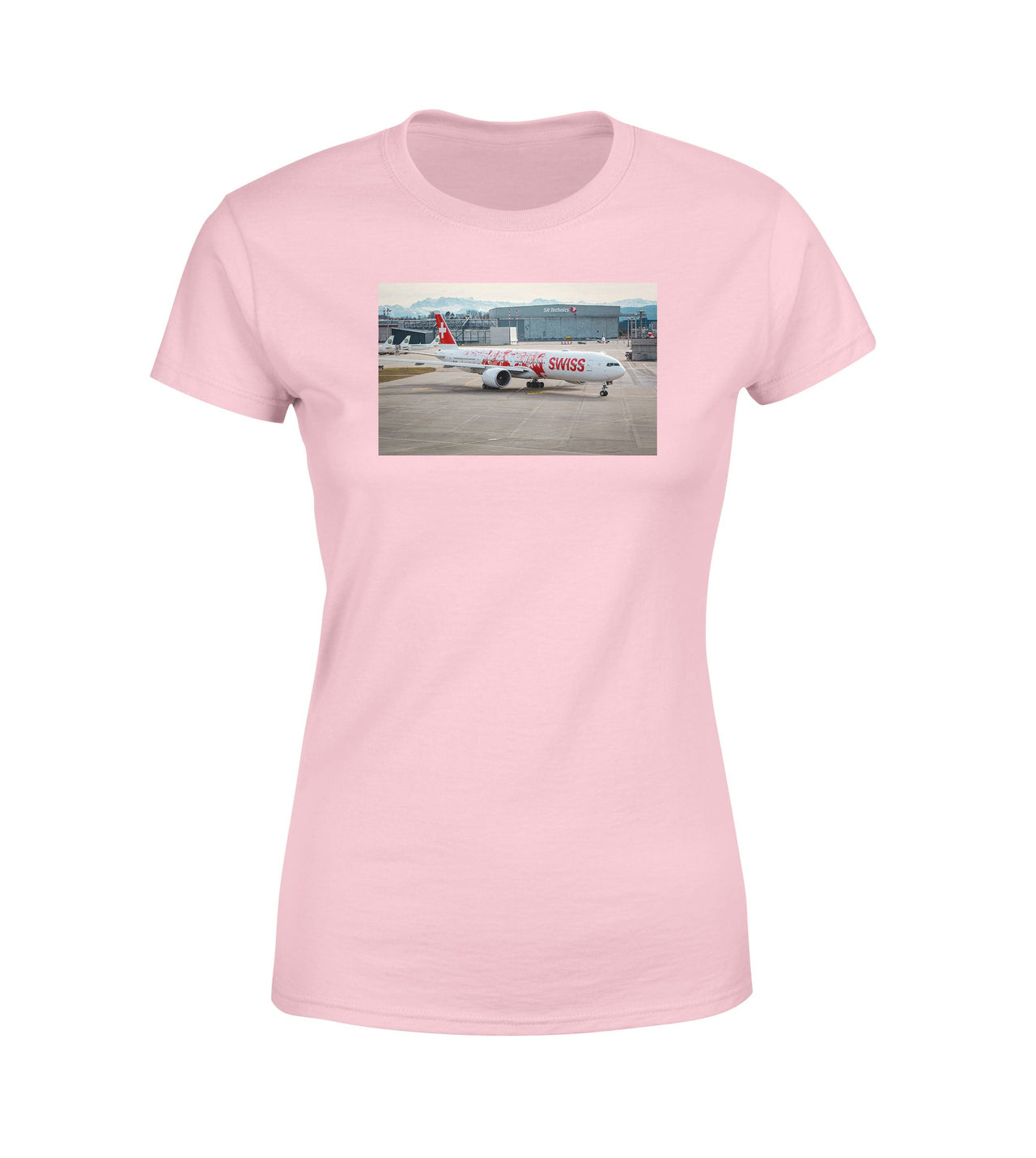 Boeing 777 Swiss Foto Designed Women T-Shirts