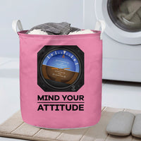 Thumbnail for Mind Your Attitude Designed Laundry Baskets