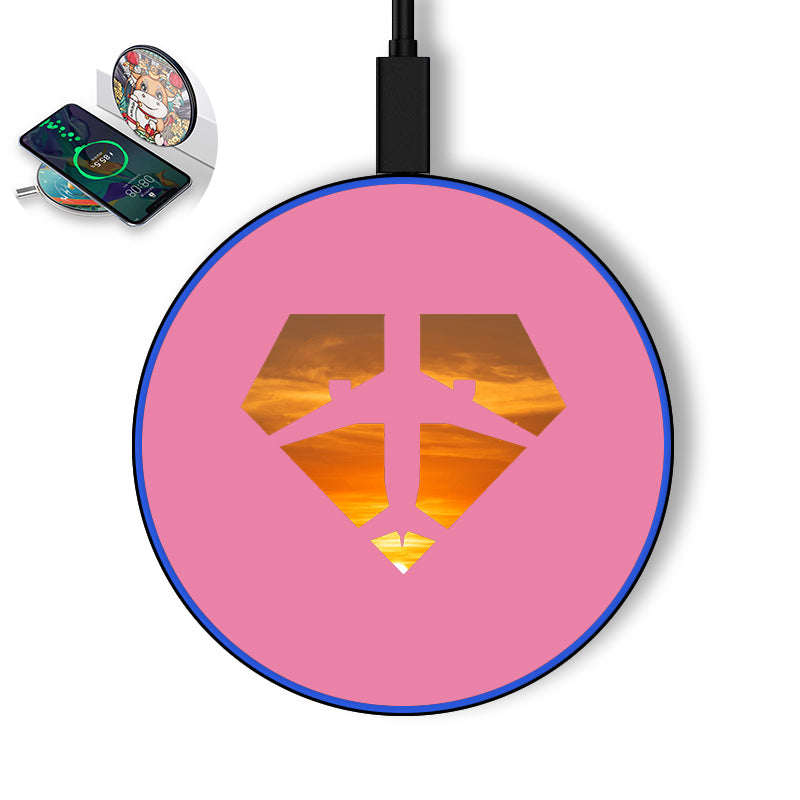Supermen of The Skies (Sunset) Designed Wireless Chargers