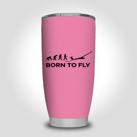 Thumbnail for Born To Fly Glider Designed Tumbler Travel Mugs