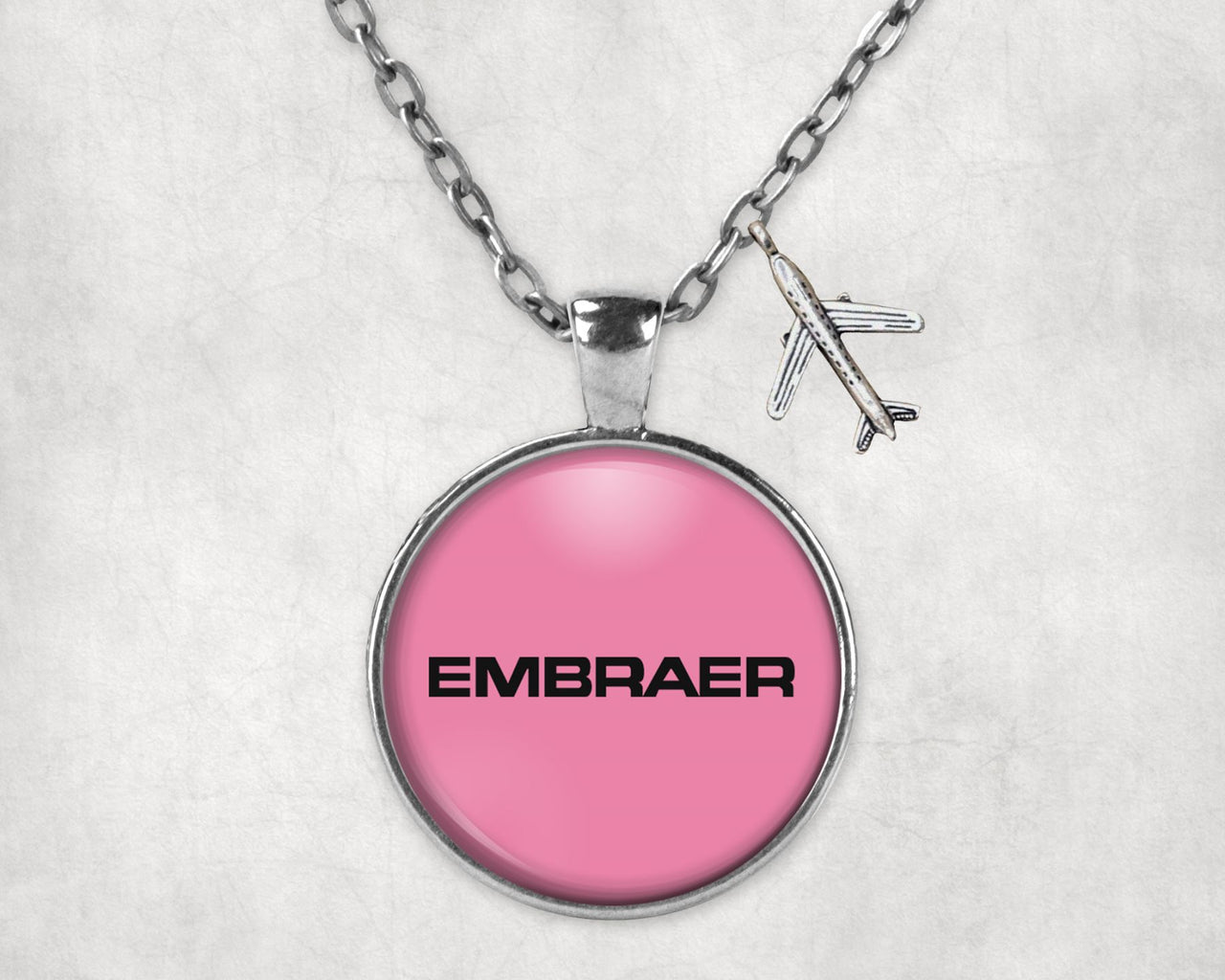 Embraer & Text Designed Necklaces