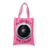Thumbnail for In Thrust We Trust Designed Tote Bags