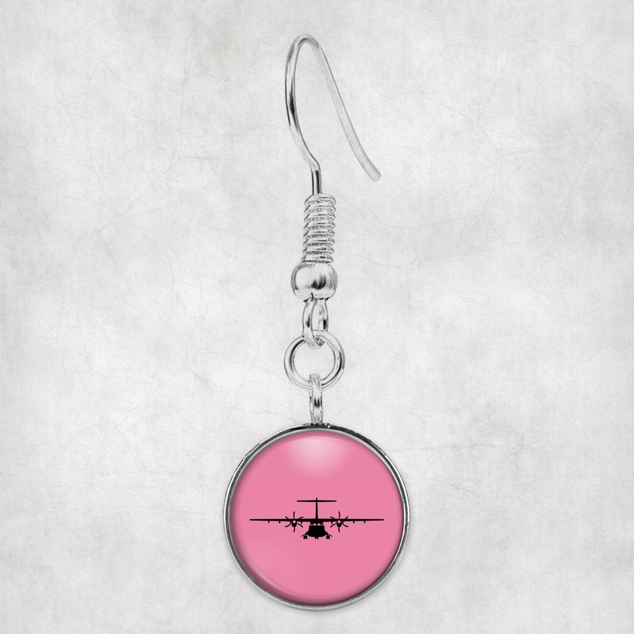 ATR-72 Silhouette Designed Earrings
