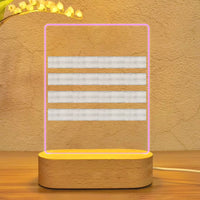 Thumbnail for Pilot Epaulettes (Silver) 4 Lines Designed Night Lamp