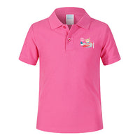 Thumbnail for Little Pilot Designed Children Polo T-Shirts