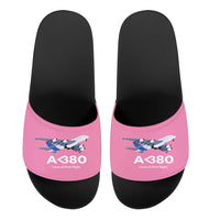 Thumbnail for Airbus A380 Love at first flight Designed Sport Slippers