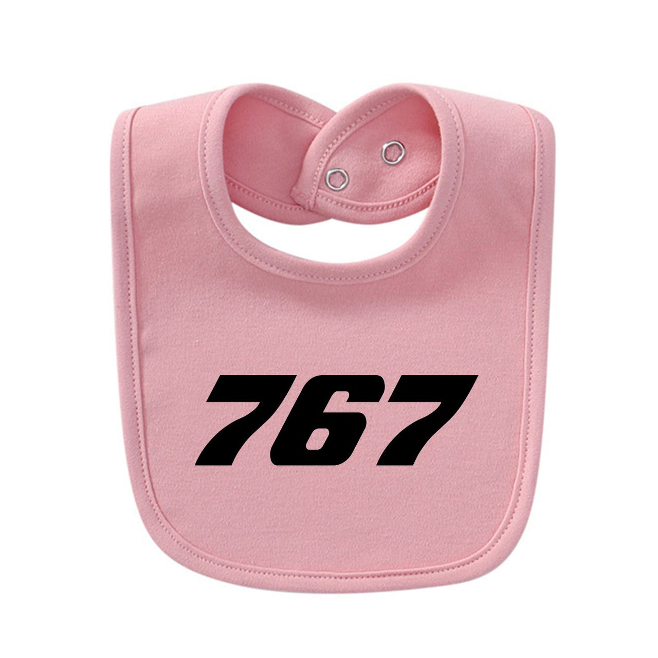 767 Flat Text Designed Baby Saliva & Feeding Towels