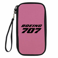 Thumbnail for Boeing 707 & Text Designed Travel Cases & Wallets